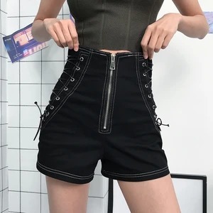 Ladies sexy stitching shorts