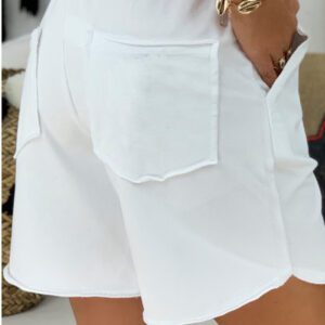Ladies Cotton Washed Shorts
