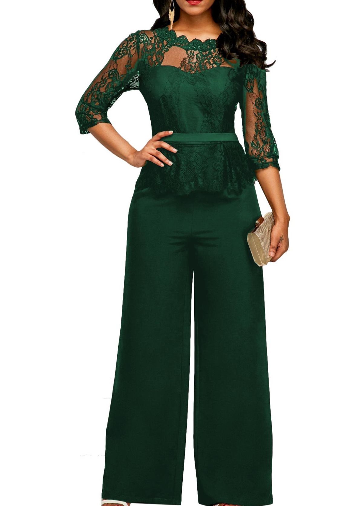 The New Summer New Sexy Lace Jumpsuits - Image 3