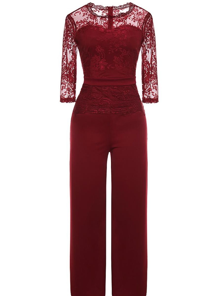 The New Summer New Sexy Lace Jumpsuits - Image 5