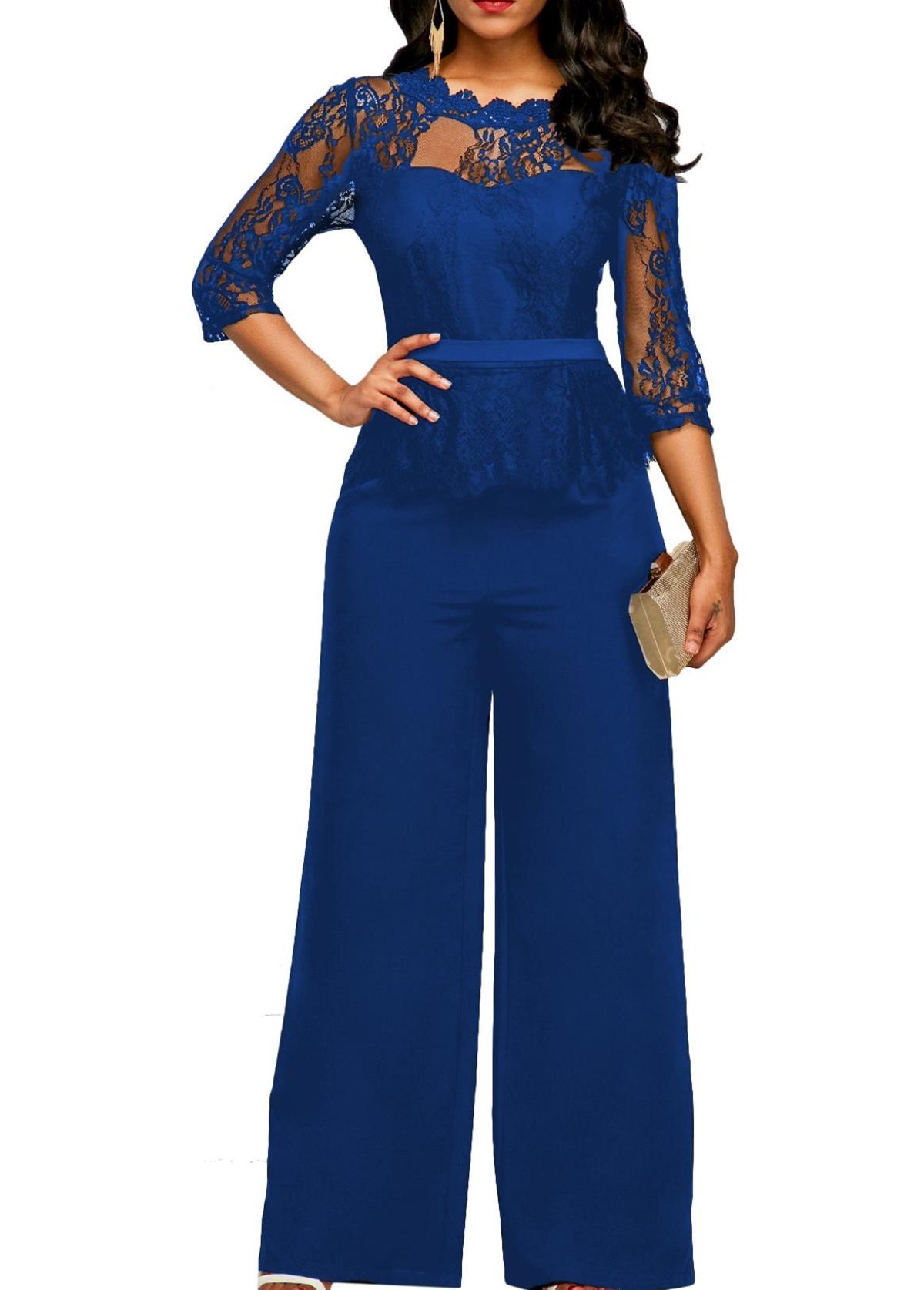 The New Summer New Sexy Lace Jumpsuits - Image 2