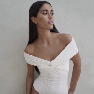 Cross Large V-neck Off Shoulder Jumpsuits Women