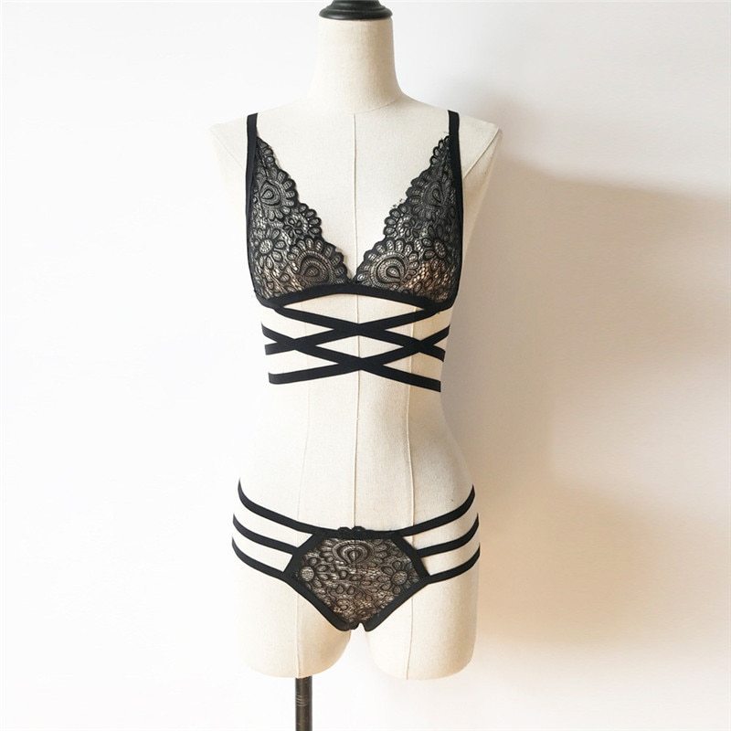 Full Slip Sexy Lingerie Slips Lace Hollow Out Plus Size Women Intimates Chest Spandex Sleepwear Female Bodysuit Underwear - Image 4