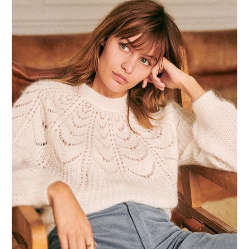 Ladies Woman sweater for fall Pullover Autumn Knitted - Image 4