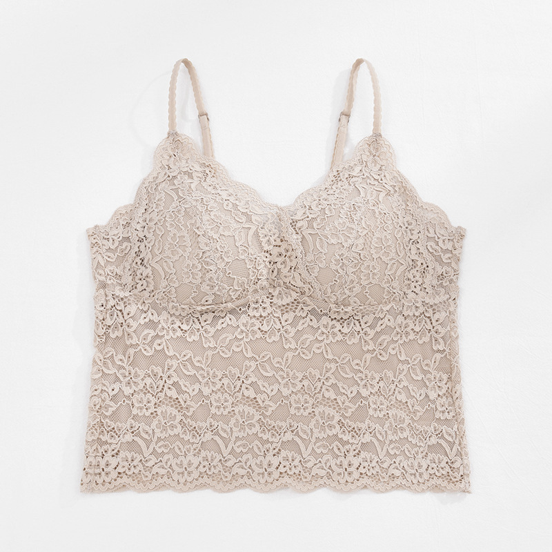 French Lace Underwear Ladies Underwired Backless Bra - Image 4